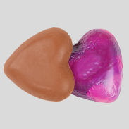 Schokoladen-Herzen - Verschenken Sie leckere Vollmich-Schokoherzen an Freunde und Kunden: